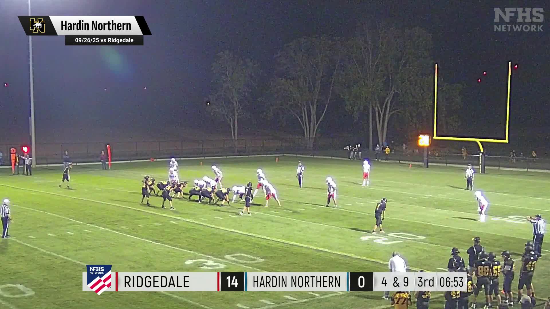 Football Recap: Hardin Northern Falls Despite Big Games from  Sawyer Crossman and  Blayne Kindle + How To Watch