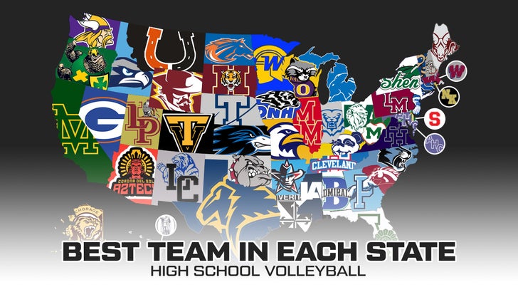 Best volleyball team in each state