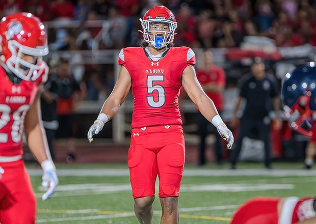 Future USC Trojan Talanoa Ili is the 2025 MaxPreps Hawaii Player of the Year. (PHOTO: Brian Bautista)