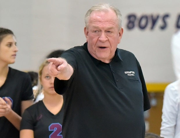 Assumption coach Ron Kordes is the 2018 MaxPreps national high school volleyball Coach of the Year.