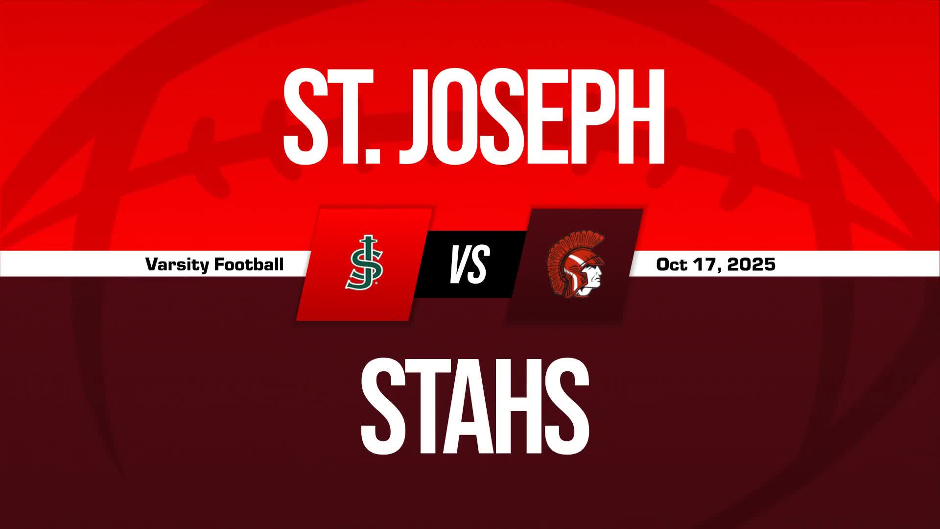 Football Recap: St. Joseph's Undefeated Season over After Nine Games