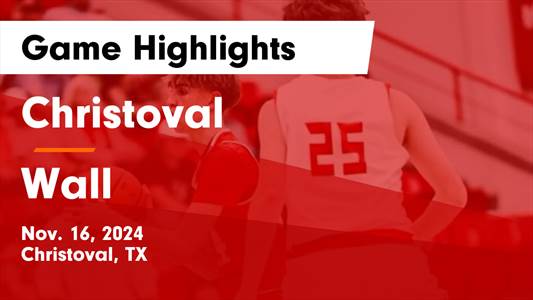 Basketball Game Preview: Wall Hawks vs. Early Longhorns