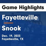 Basketball Game Recap: Snook Bluejays vs. Fayetteville Lions