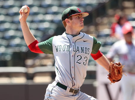 Carter Hope, a third-round pick of the Kansas City Royals earlier this week, was named MVP of The Woodlands' Texas 5A state title win over Fort Bend Dulles on Saturday. 