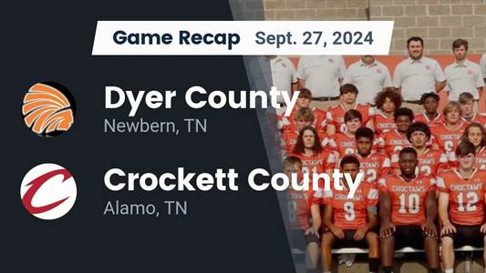 Football Game Preview: Dyer County Choctaws vs. Crockett County 