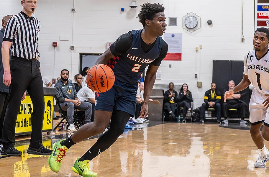 K.J. Torbert averaged 21.6 points per game across three seasons at East Lansing. (PHOTO: Scott Hasse)