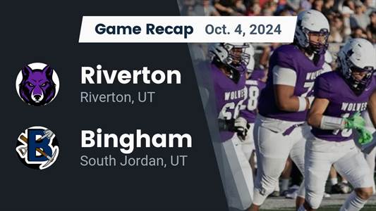 Football Recap: Bingham Falls Short Against Ranked Corner Canyon
