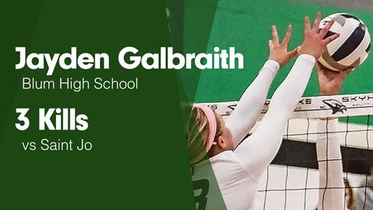 Softball Recap: Jayden Galbraith can't quite lead Blum over Jone