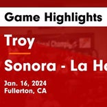 Basketball Recap: Sonora wins going away against Troy