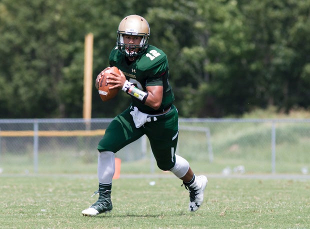 Quarterback Tyler Desue will lead Bishop Sullivan again in 2017.