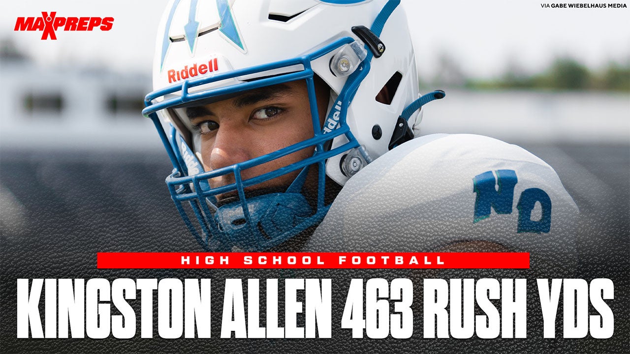 Kingston Allen rushes for 464 yards, 7 TDs