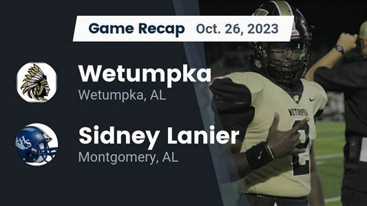 Football Game Recap: Lanier Poets vs. Wetumpka Indians
