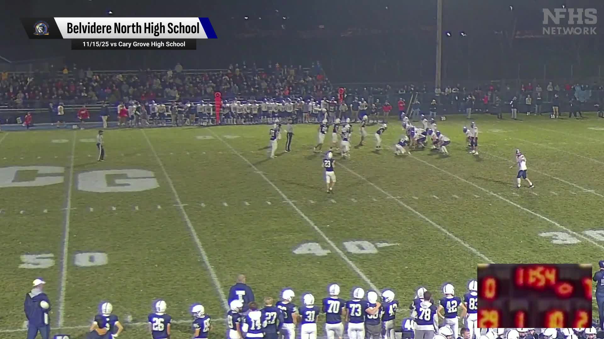 Football Recap: Belvidere North Falls Short of St. Francis in the Playoffs + How To Watch