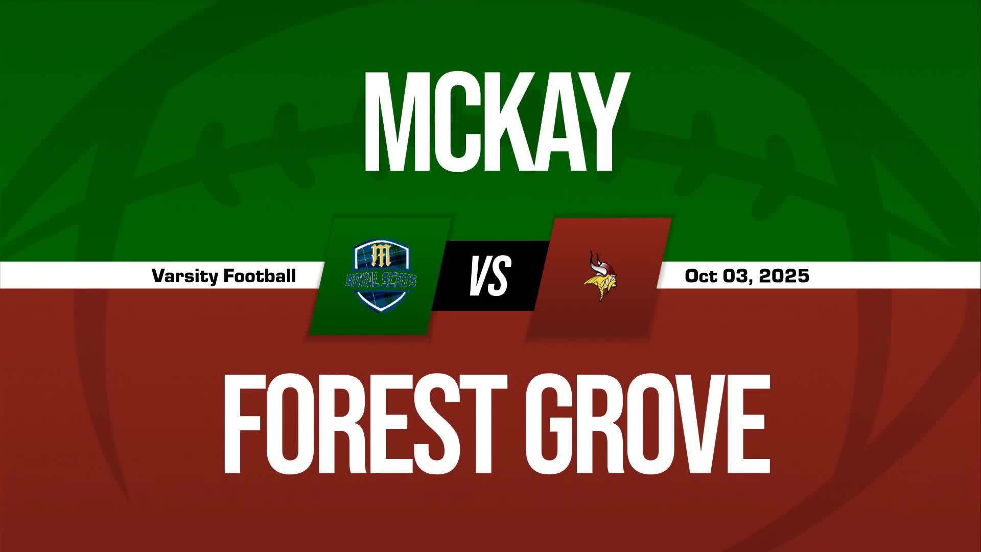 Football Recap: Forest Grove Has No Trouble Against Aloha