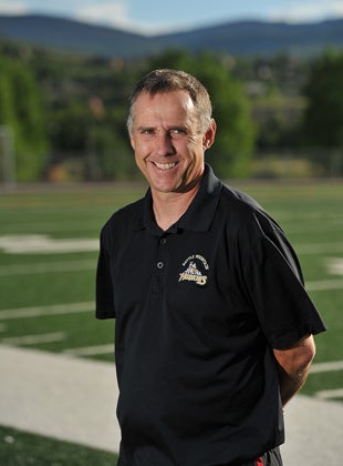 Head coach David Cope