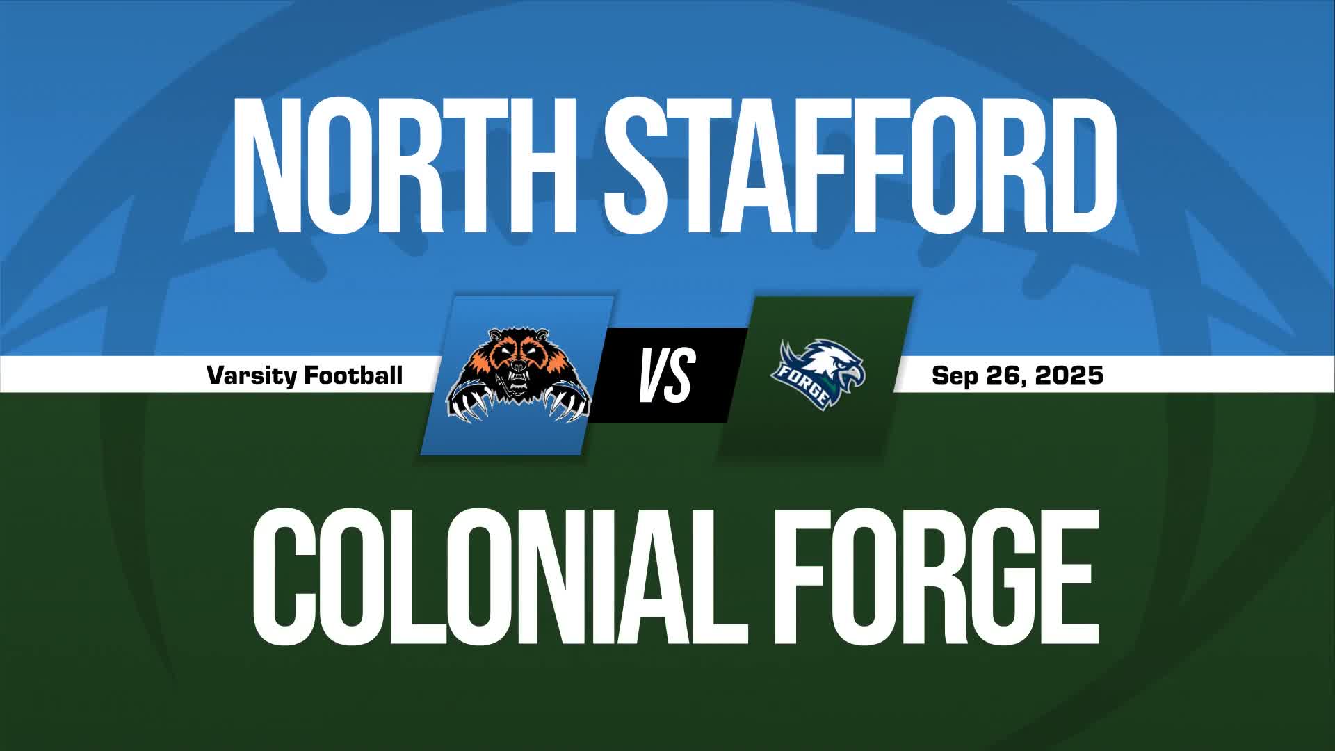 Football Game Preview: Colonial Forge Eagles vs. Brooke Point Bl