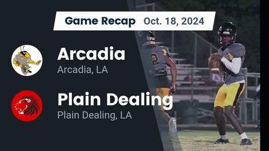 Football Recap: Plain Dealing Takes a Loss