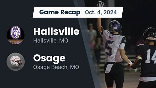Football Recap: Osage's  Win  on Friday Extends Winning Streak t