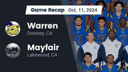 Football Game Preview: Warren Bears vs. Downey Vikings