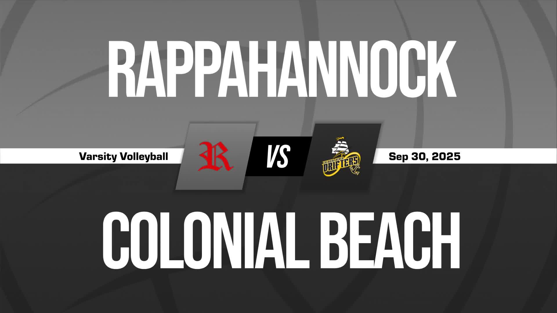 Volleyball Recap: Colonial Beach Takes a Loss