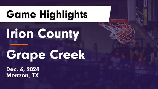 Basketball Recap: Grape Creek Comes Up Short