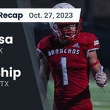 Football Game Recap: Frenship Tigers vs. Odessa Bronchos