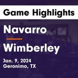 Basketball Recap: Wimberley has no trouble against Navarro