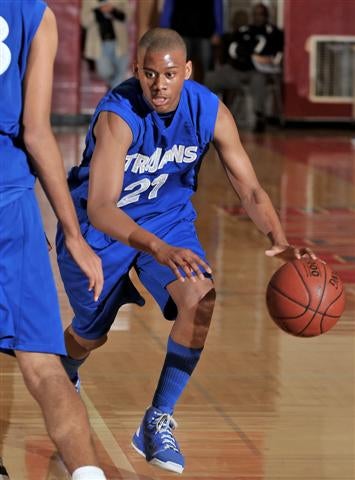 Lutheran freshman point guard Eric Cooper. 