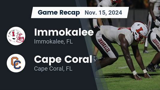 Football Recap: Immokalee's  Victory  on Friday Extends Winning 
