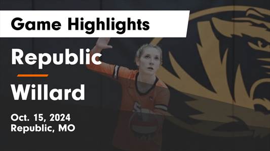 Volleyball Recap: Republic Falls Despite Big Games from  Reese Finley and  Kaylee Cornelsen