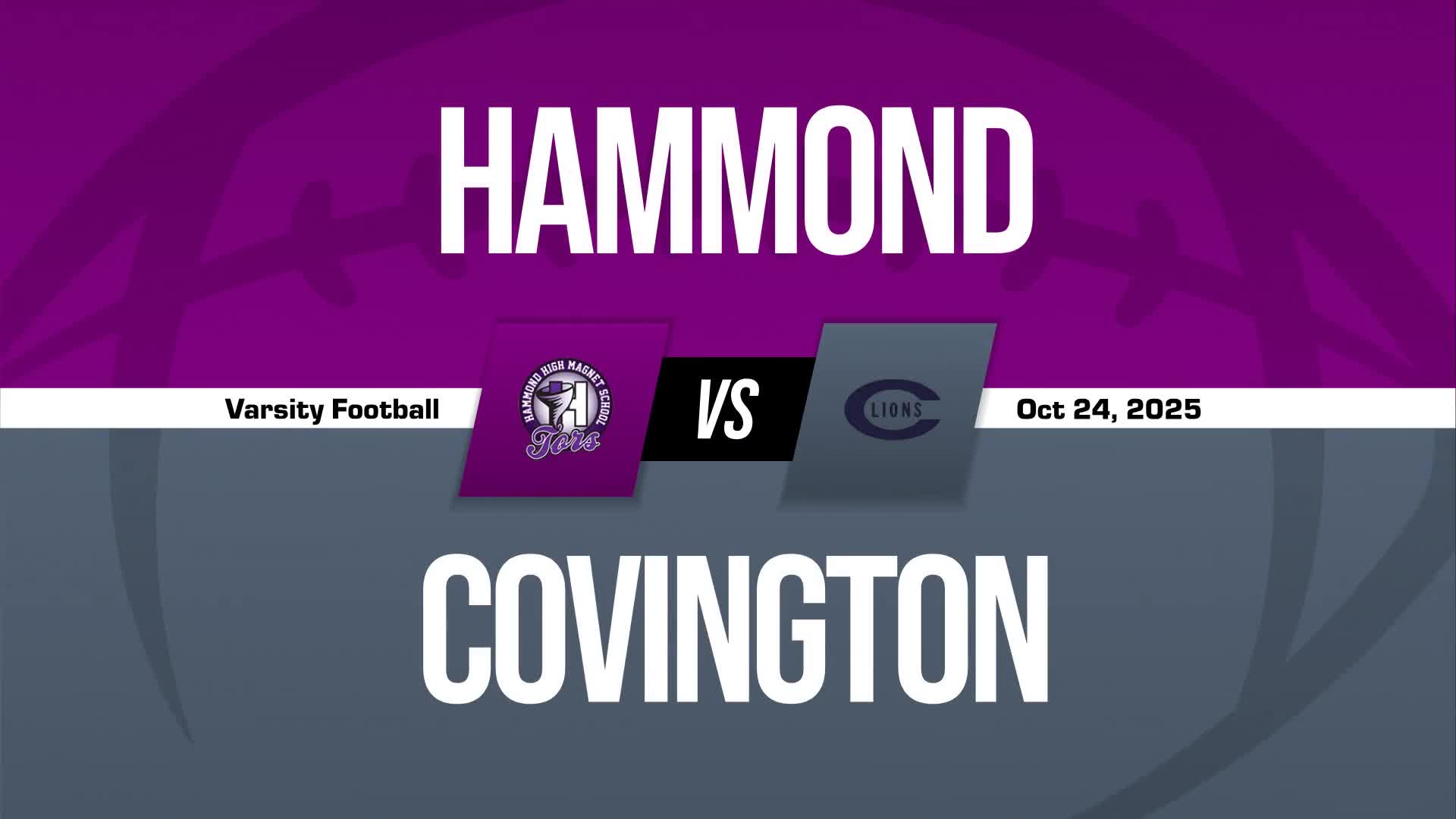 Football Recap: Four Straight Home  Wins for Hammond