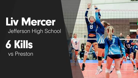 Liv Mercer Game Report: vs Bridgeport