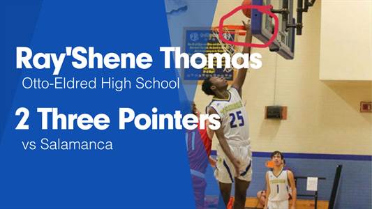 Ray'shene Thomas Game Report: @ Coudersport