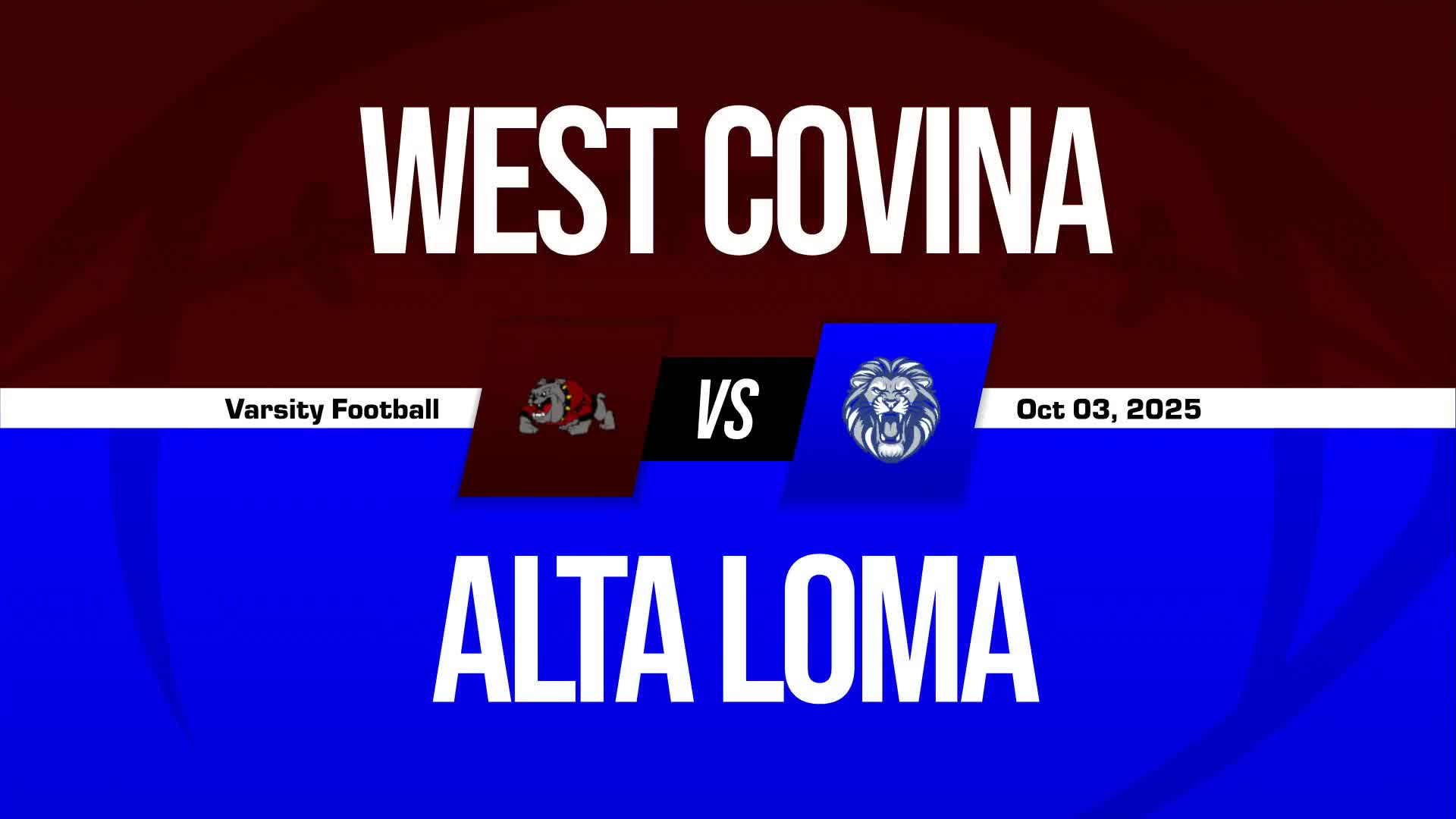 Football Recap: Strong  Performance on D from  Semaj Stewart and  Owen Fiorenza Leads Alta Loma over Baldwin Park