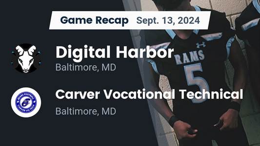 Football Recap: Digital Harbor's Loss Ends Three-Game Winning St