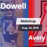 Football Game Recap: Avery County vs. McDowell