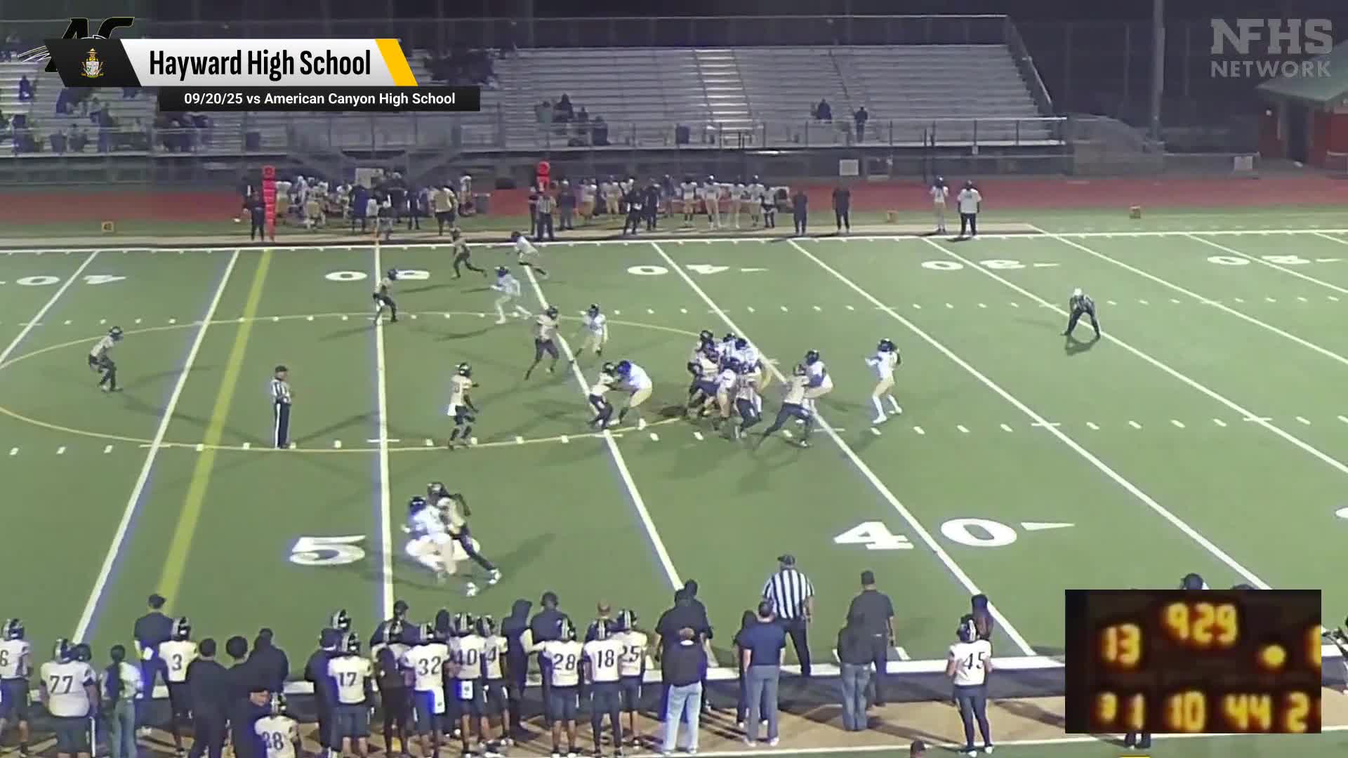 Football Recap: Washington Comes Up Short