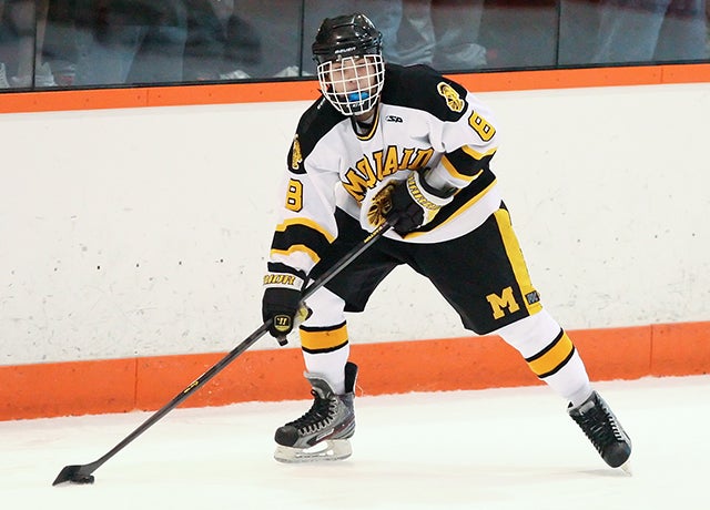 Jack Dugan of Northwood played at McQuaid Jesuit in Rochester, N.Y., before moving onto prep school in Lake Placid. He was selected in the fifth round by the expansion Vegas Golden Knights.