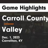 Valley vs. Carroll County
