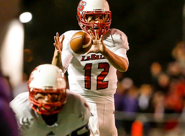 La Salle senior quarterback Griffin Merritt and the Lancers are looking for a fourth-straight state title. 