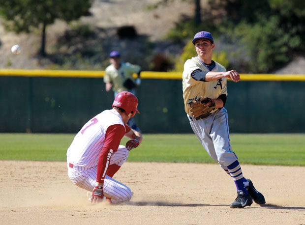 Cathedral Catholic (left) has defeated St. Augustine three times this season, twice by one run.