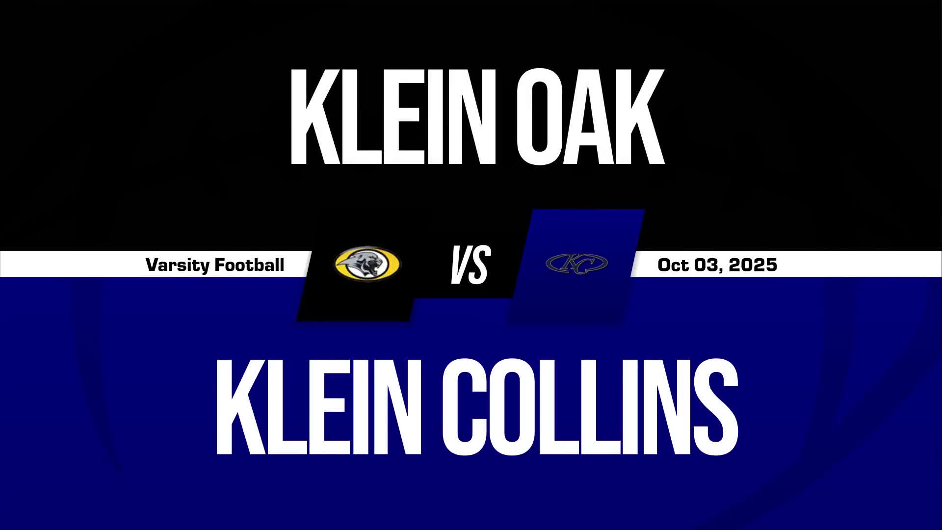 Football Game Preview: Klein Oak Panthers vs. Tomball Cougars