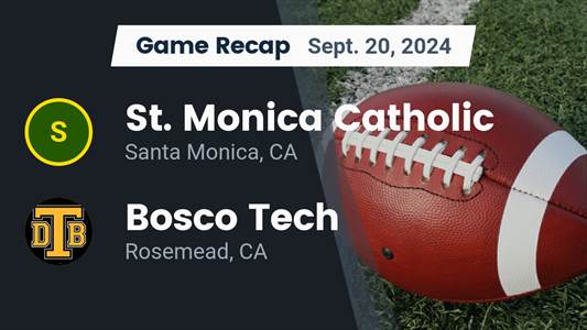 Football Recap: Bosco Tech Takes a Loss
