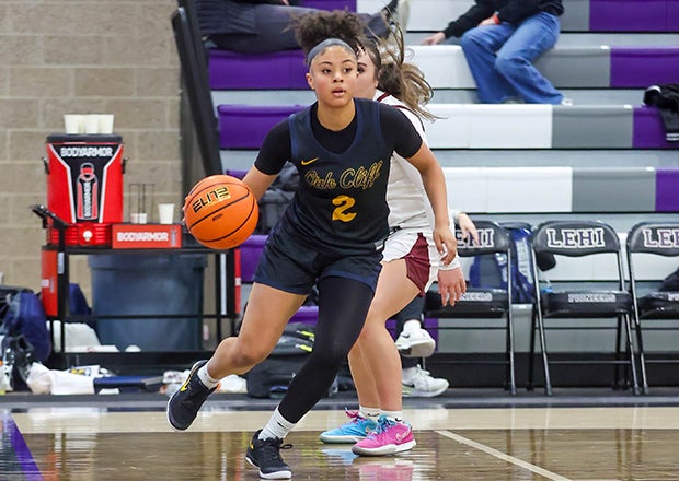 Oak Cliff Faith Family of Texas is one of four teams in the girls bracket at the Chipotle Nationals. The Eagles are first-time participants in the event, which is April 4-5 in Indiana. Montverde Academy, IMG Academy and Westtown are the other schools in the field. (FILE PHOTO: Terry Cullop)