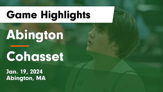 Cohasset vs. Monomoy