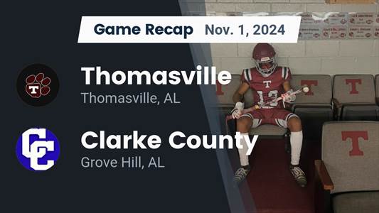 Football Recap: Thomasville Beats Clarke County for Their Tenth 