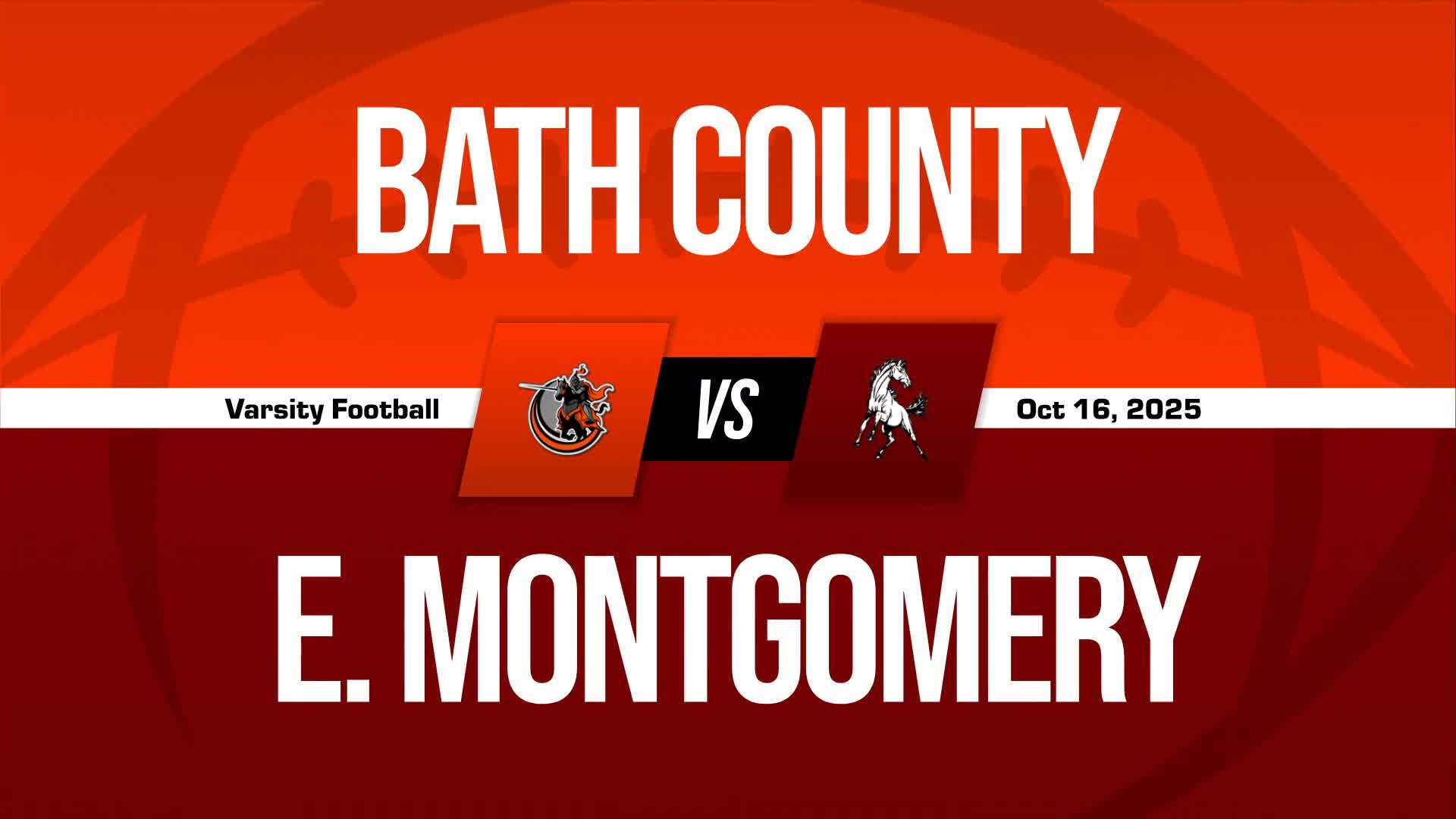 Football Game Preview: Eastern Montgomery Mustangs vs. Narrows Green Waves