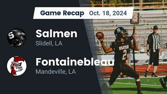 Football Recap: Salmen Piles Up the Points Against Fontainebleau