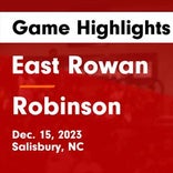 Robinson piles up the points against East Rowan