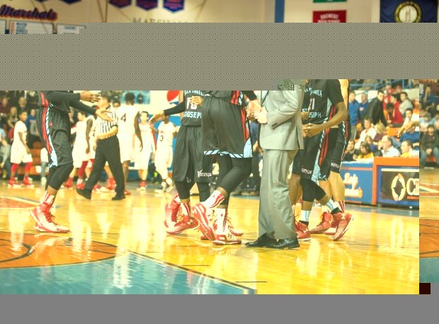Head coach Babe Kwasniak and Villa Angela-St. Joseph of Cleveland got a big win over Archbishop Carroll of Philadelphia earlier this season at the famed Marshall County Hoopfest.